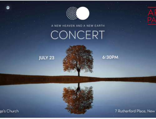 Event News: A New Heaven And A New Earth NYC Pre-Launch Concert July 23 Features Phil Joel, Jason Gray, Aaron Cole, Waterdeep; Event to Livestream from Historic St. George’s Church