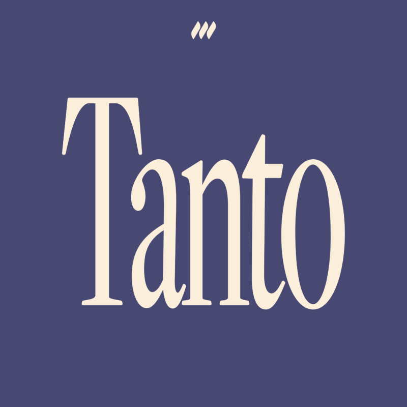 Tanto (So Much) Single Artwork